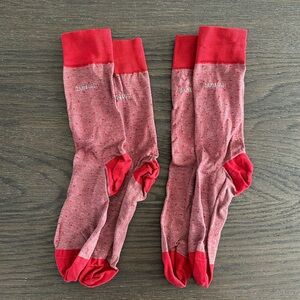 Hugo Boss Red Dress Socks